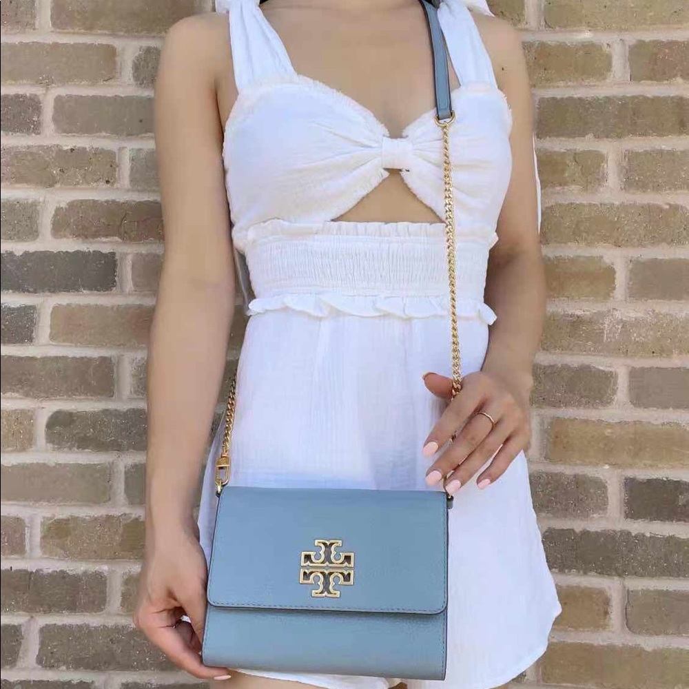 Tory Burch wallet crossbody blue - Picture 3 of 8